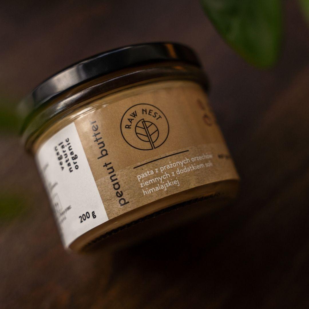 peanut butter 200 g - masło z orzechów ziemnych 100% - raw nest