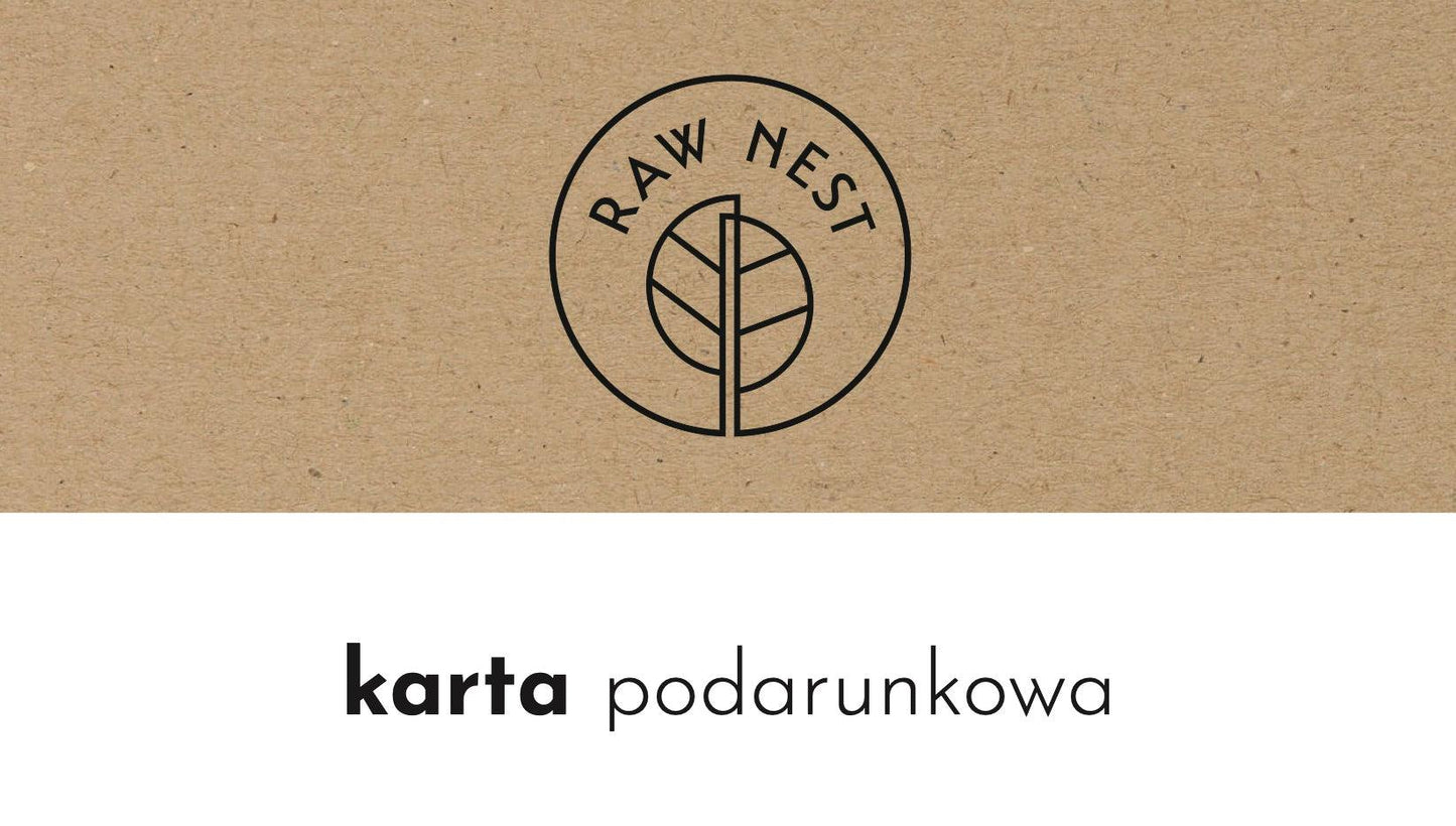 karta podarunkowa - raw nest
