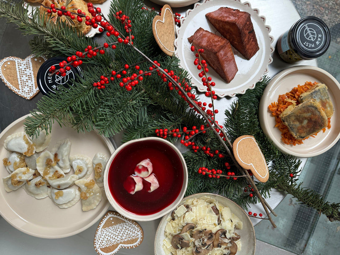 Catering świąteczny w Krakowie 2025 – zdrowa, lekka i pyszna Wigilia od Raw Nest