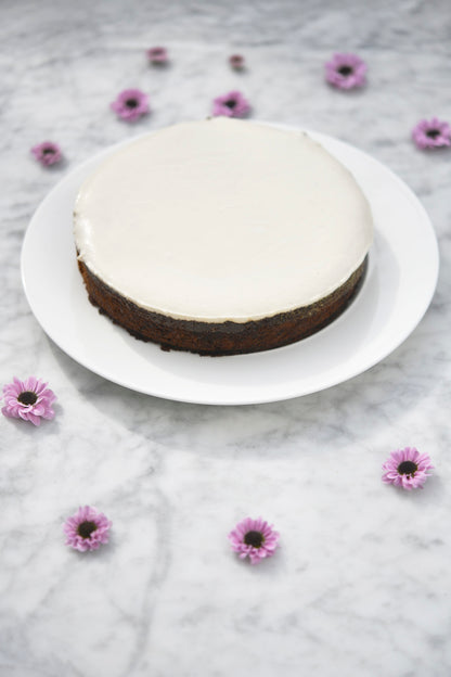 carrot cake with cashew icing